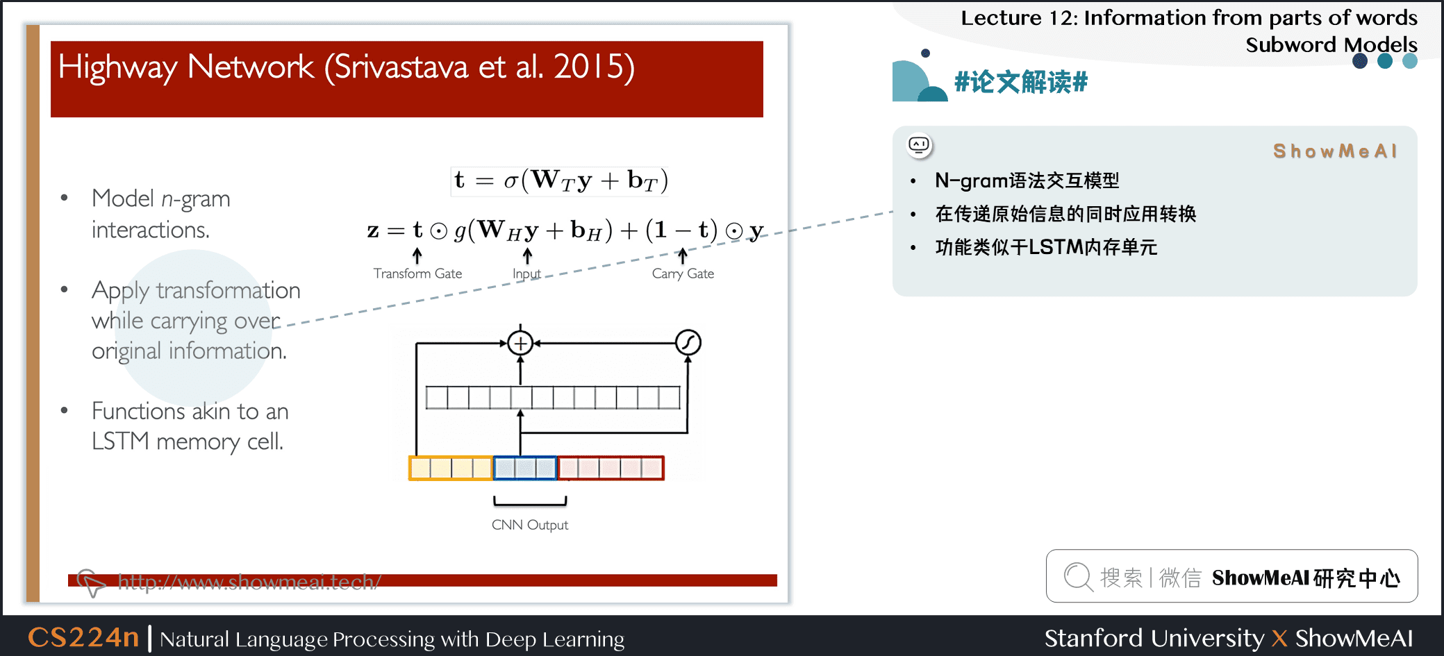 #论文解读# Highway Network (Srivastava et al. 2015) 