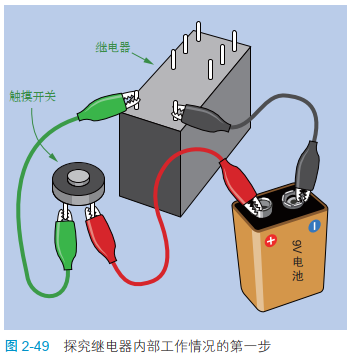 2-49 探究继电器内部工作情况的第一步