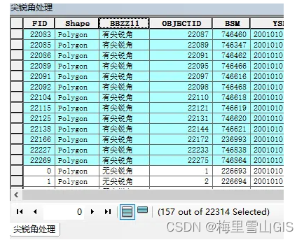 基于FME—三调篇—尖锐角及小缝隙处理