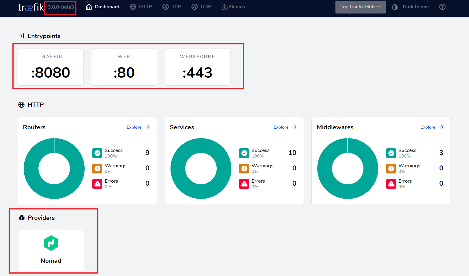 Traefik 集成 Nomad