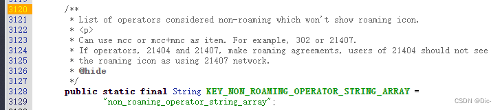 CarrierConfig-non_roaming_operator_string_array