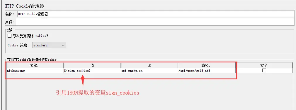 关联cookie