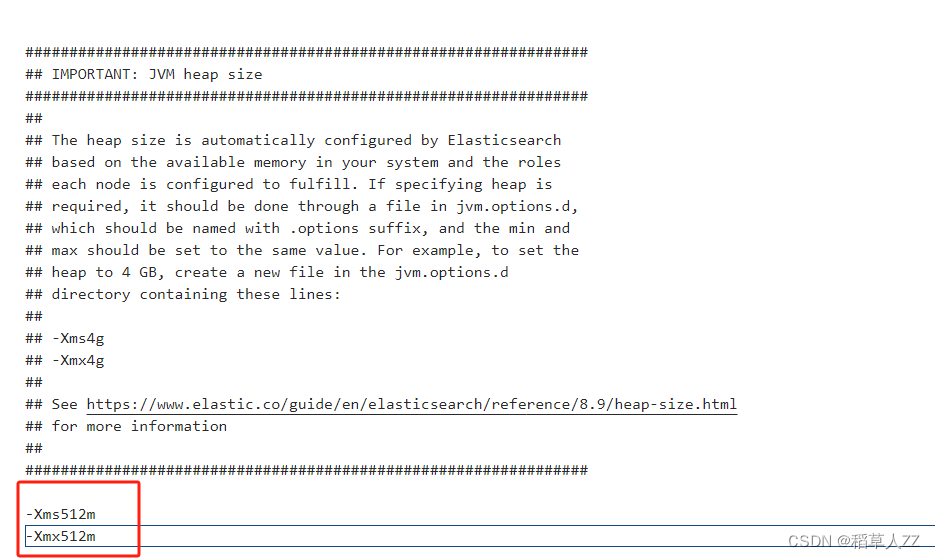 修改elasticsearch的jvm参数