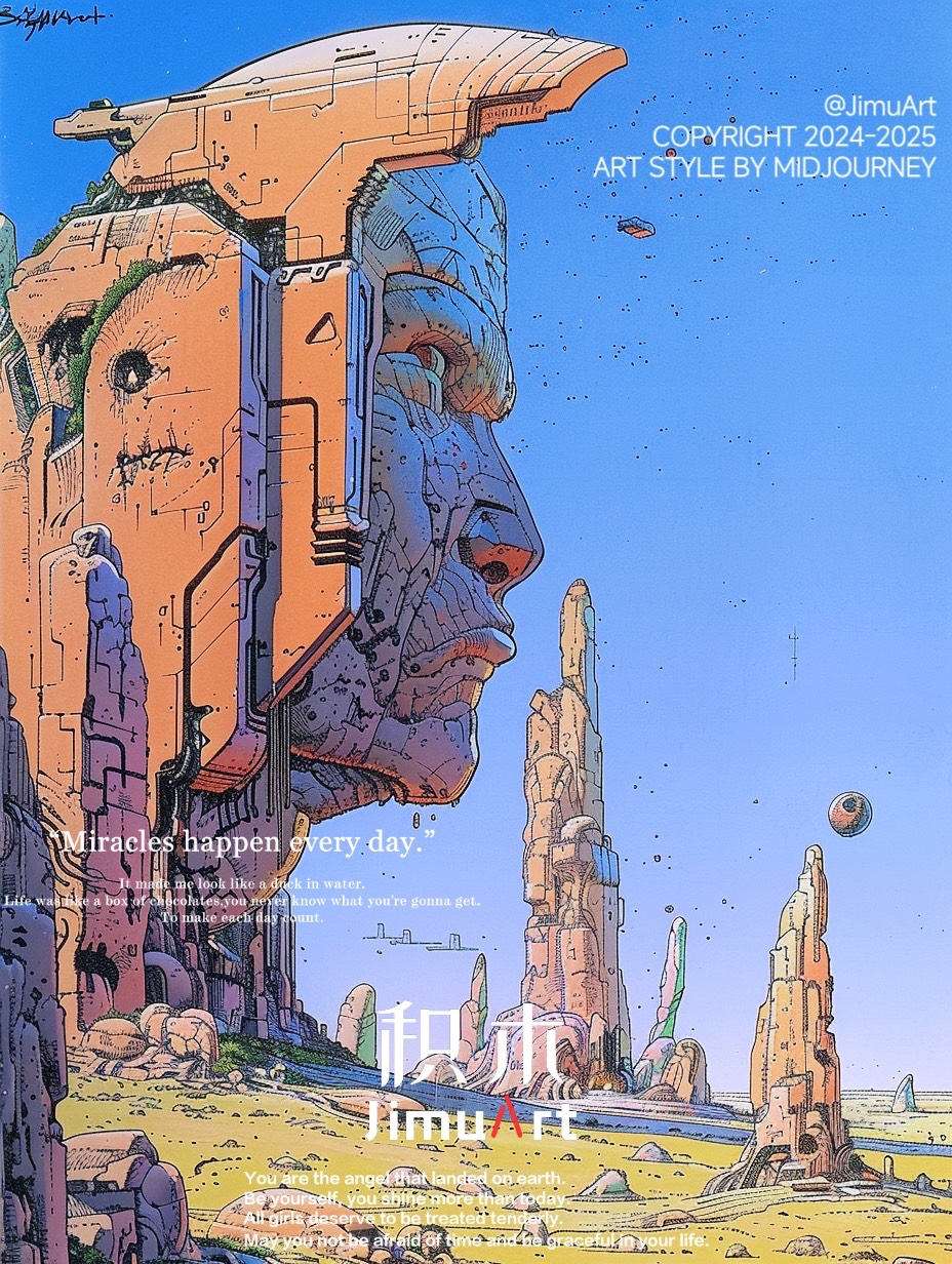 Midjourney每日艺术家分享｜By Moebius