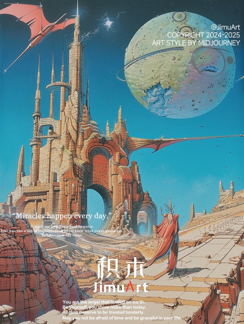 Midjourney每日艺术家分享｜By Moebius