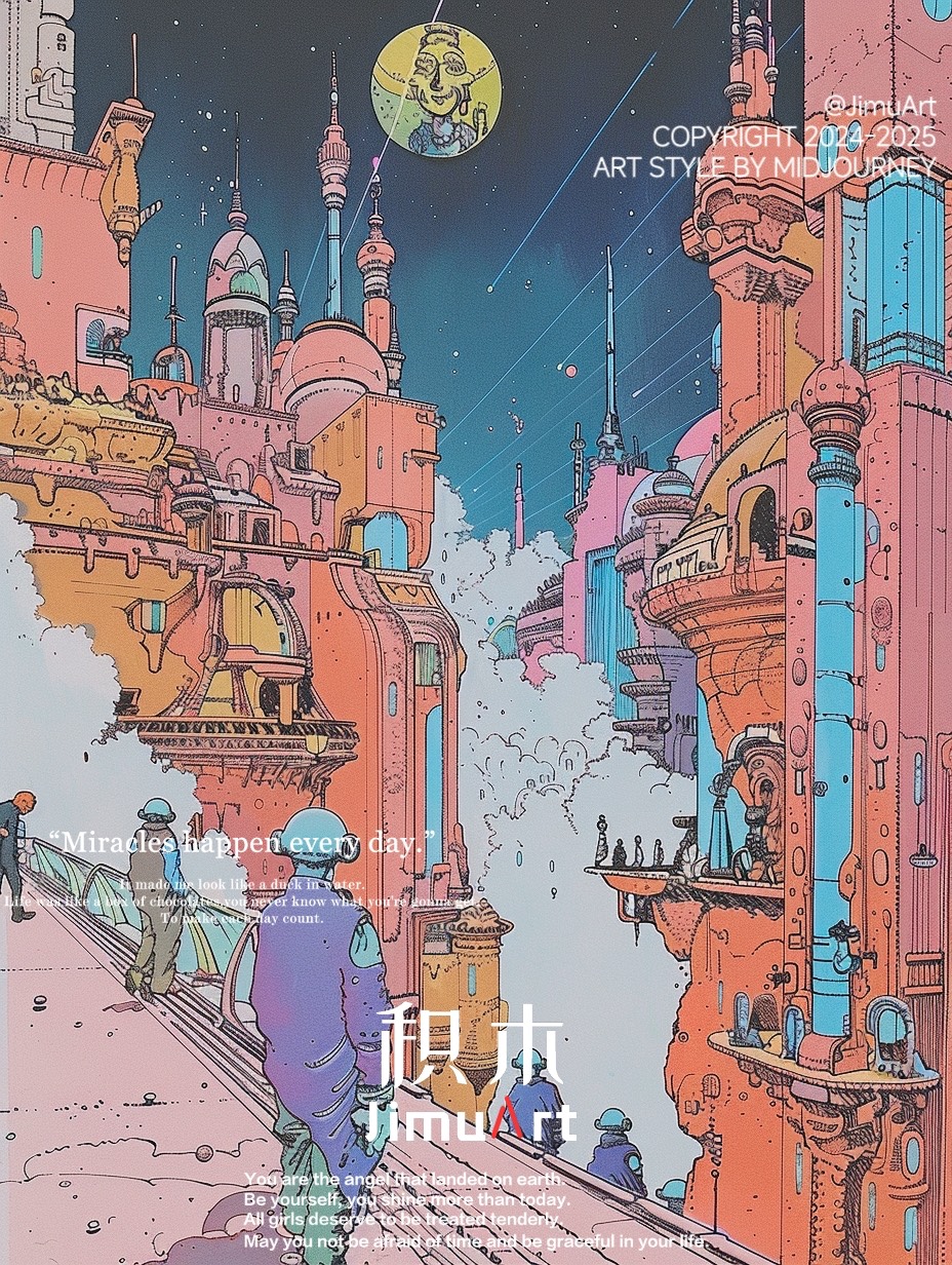 Midjourney每日艺术家分享｜By Moebius