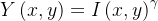 Y\left ( x,y \right )= I\left ( x,y \right )^{\gamma }
