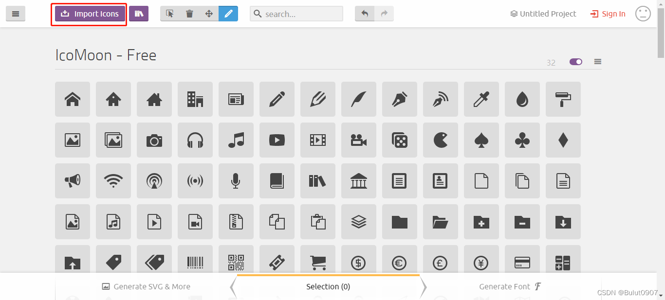 import icons