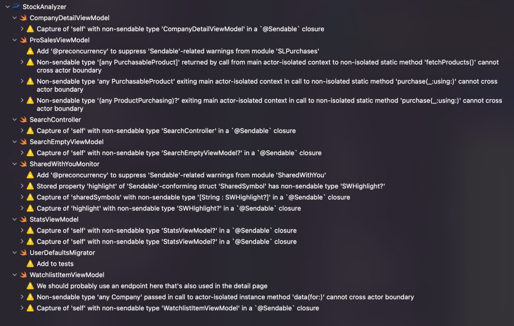 并发相关的警告,表明潜在的数据竞赛.