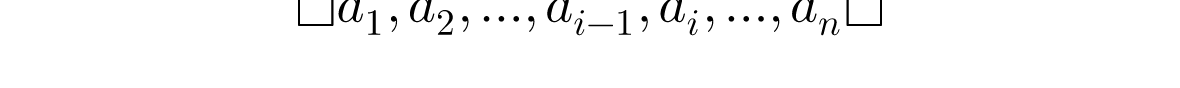 (a_{1},a_{2},...,a_{i-1},a_{i},...,a_{n})