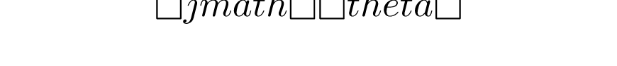 \jmath (\theta )