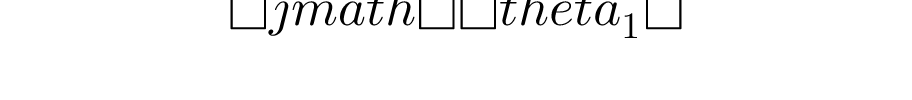 \jmath (\theta _{1})