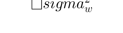 \sigma _{w}^{2}