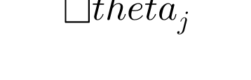 \theta _{j}