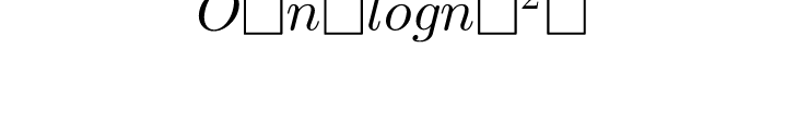 O(n(logn)^{2})