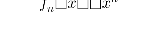 f_{n}(x) = x^{n}