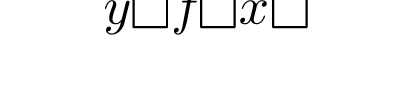 y=f(x)